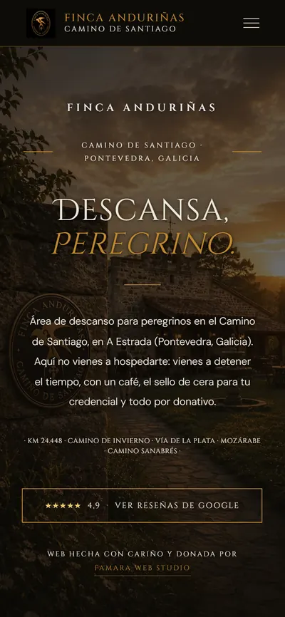 Finca Anduriñas en móvil