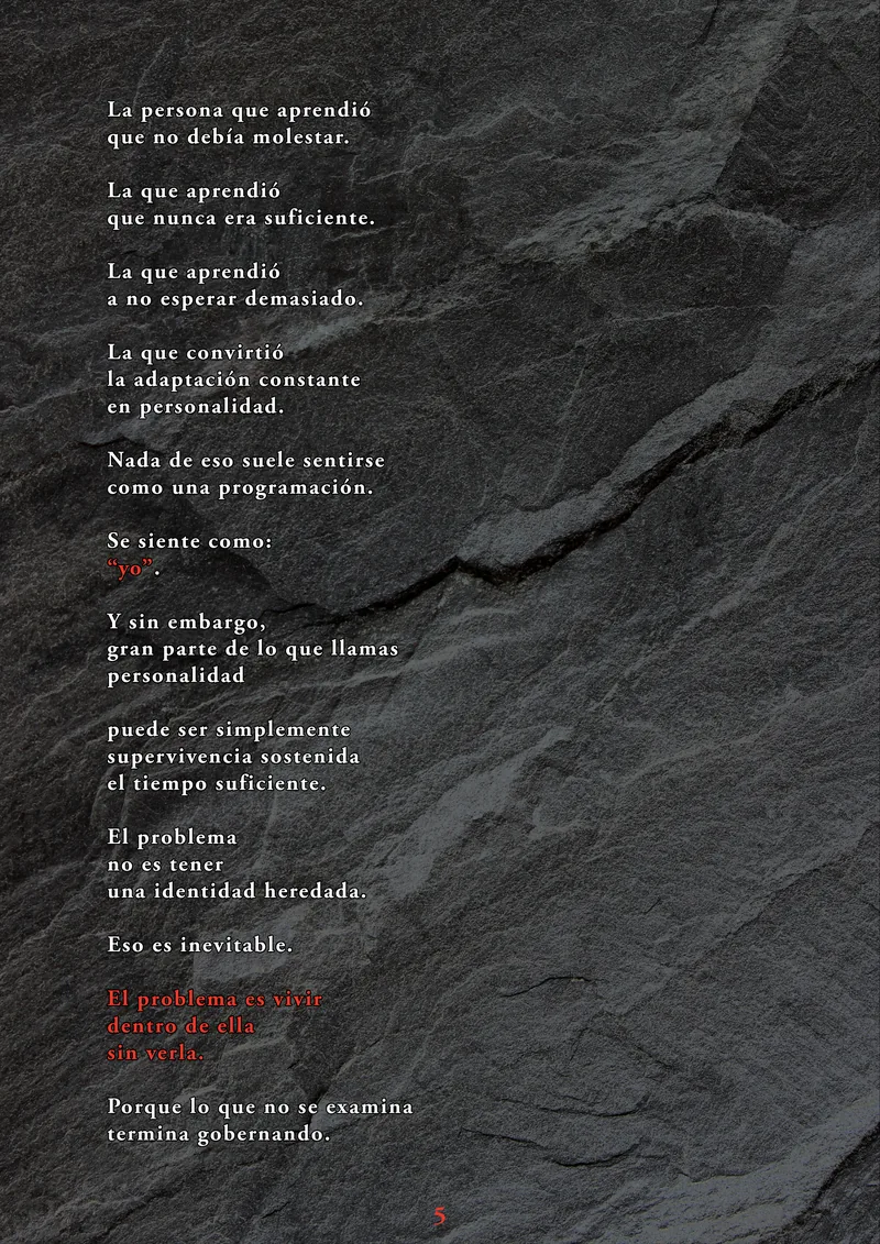 Interior page layout on inherited identity