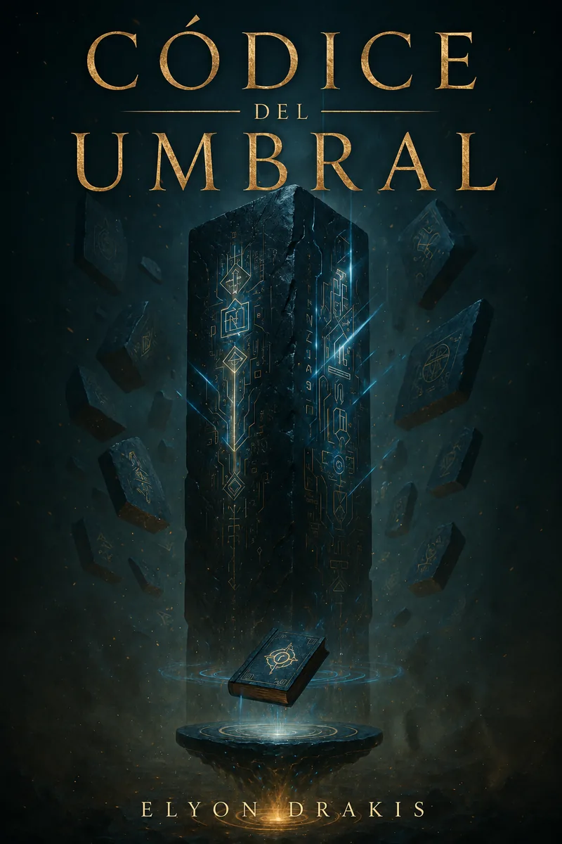 Book cover design for Códice del Umbral