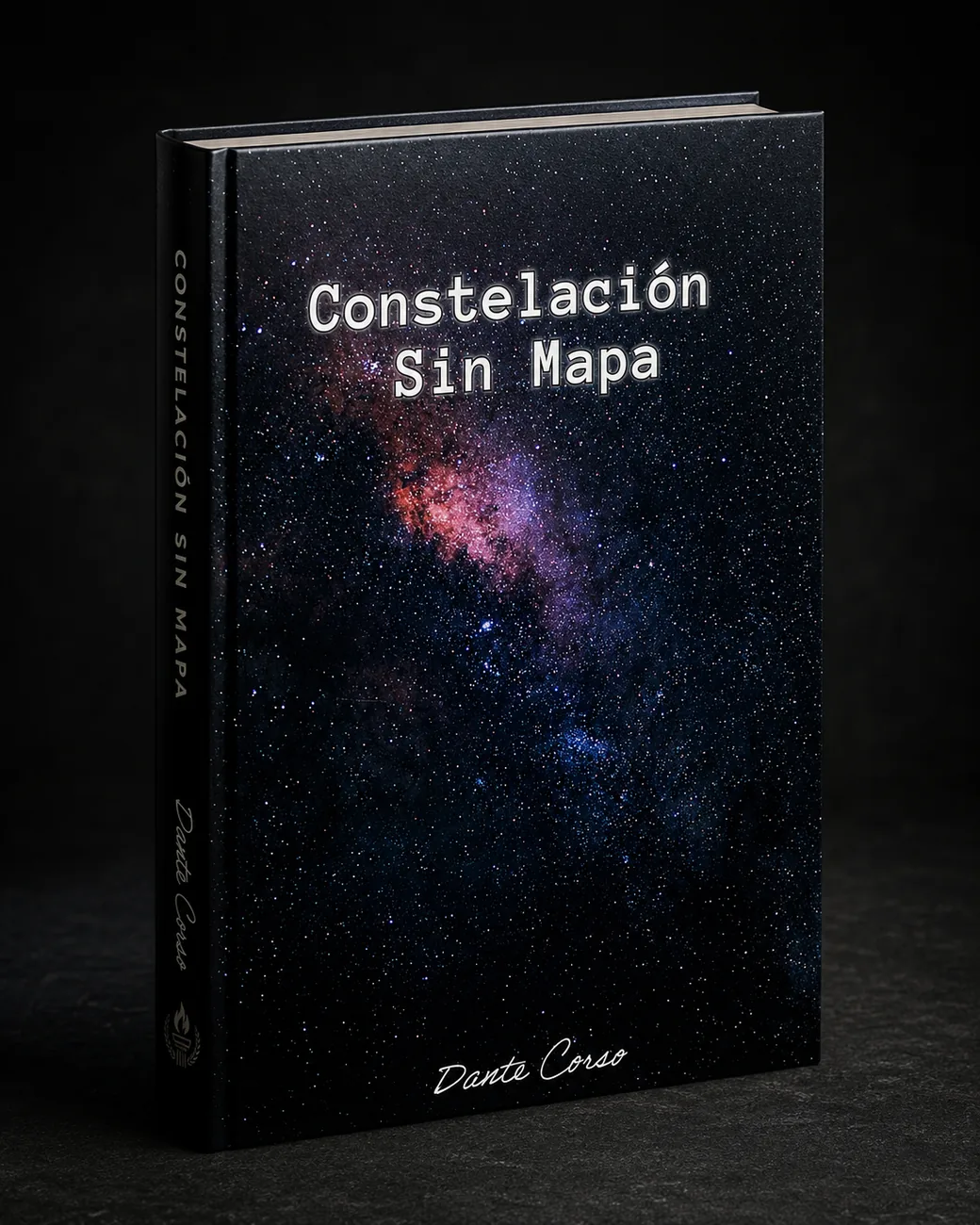 Book cover design for Constelación Sin Mapa, Dante Corso