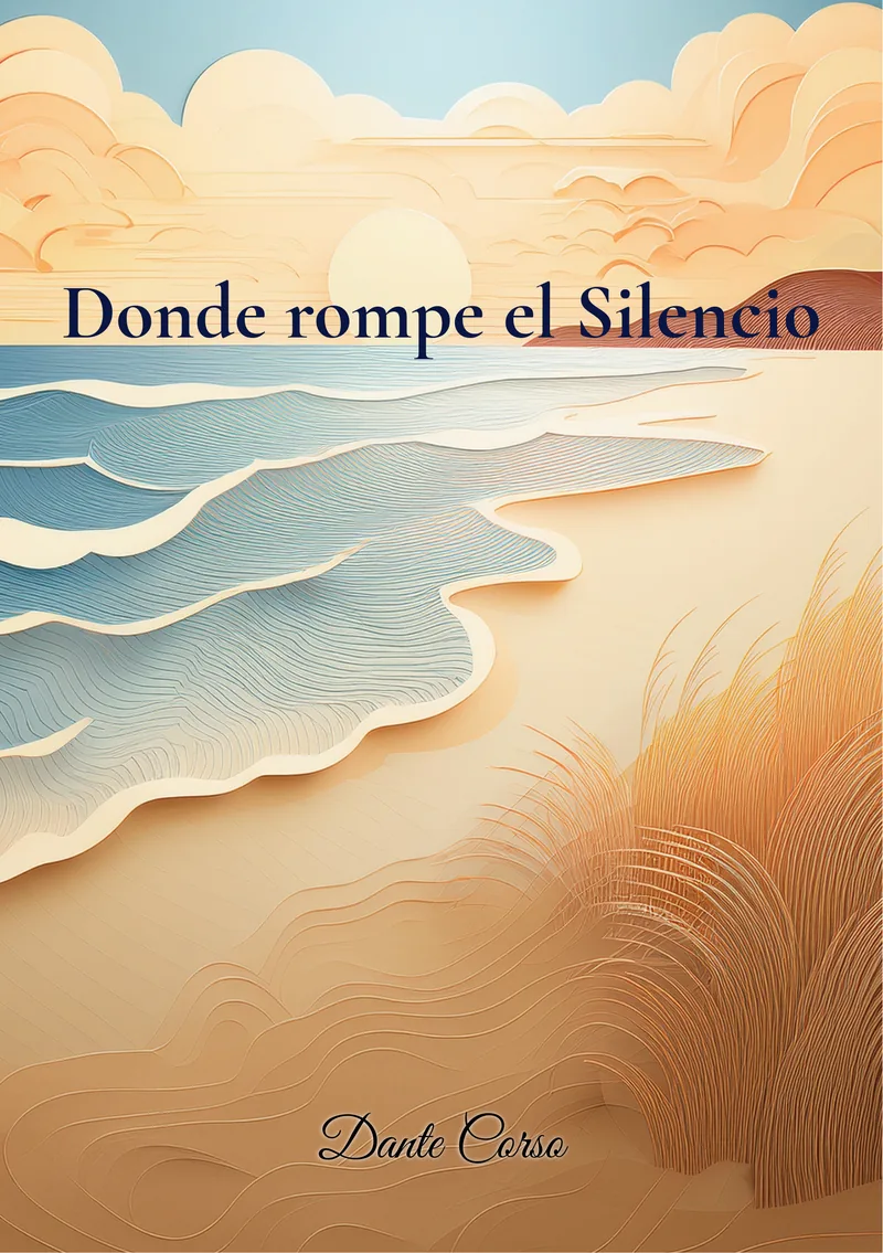 Book cover design for Donde rompe el Silencio