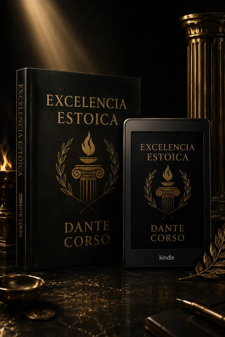 Book cover design for Excelencia Estoica, Dante Corso — paperback and Kindle