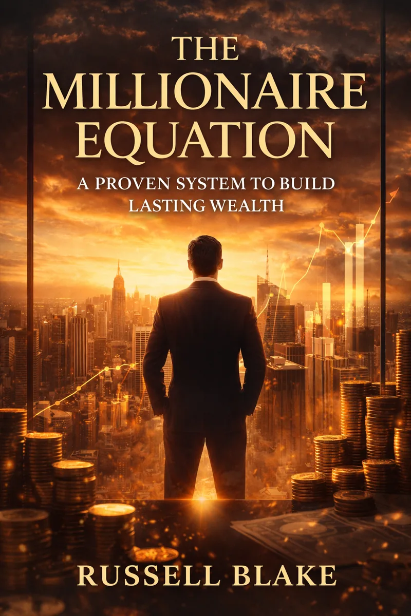 Book cover design for The Millionaire Equation