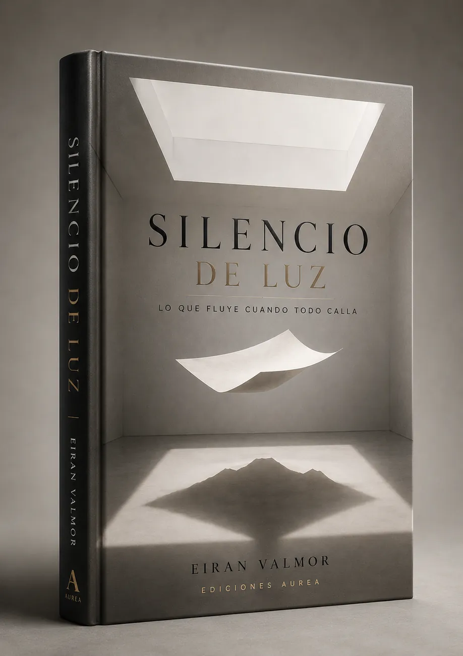 Book cover design for Silencio de Luz, Eiran Valmor