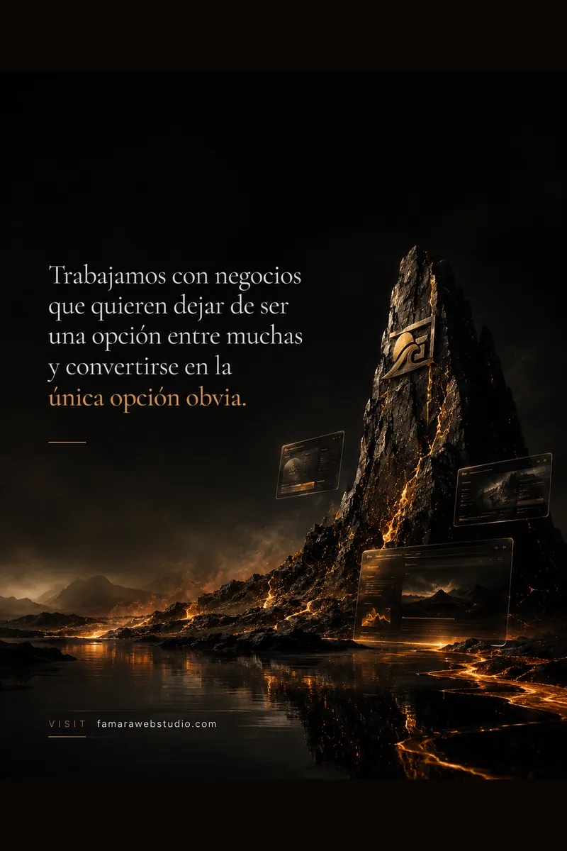 Instagram content, the only obvious choice, Famara Web Studio