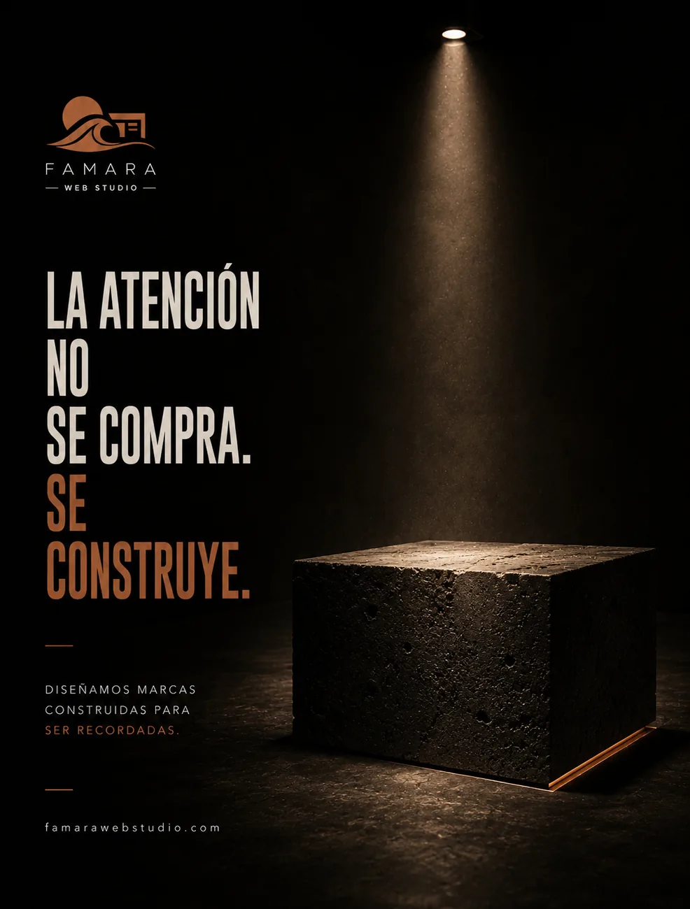 Instagram content, attention is not bought it is built, Famara Web Studio