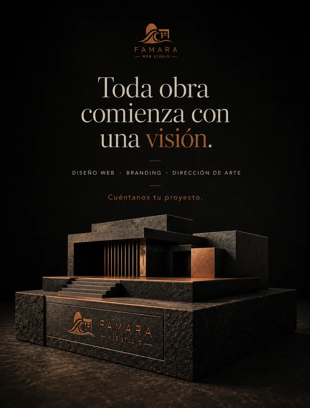 Instagram content, every work begins with a vision, Famara Web Studio